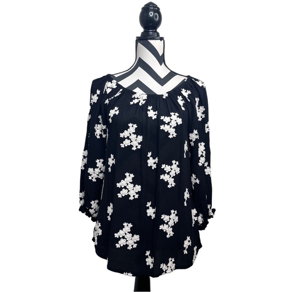 Soft Surrounding Boho Floral Embroidered Sz S Tunic Top - Picture 1 of 11